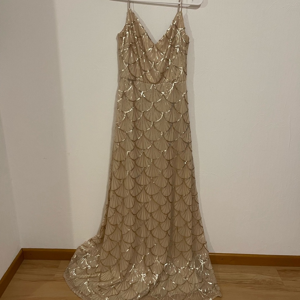 SORELLA VITA Gold Maxi Dress